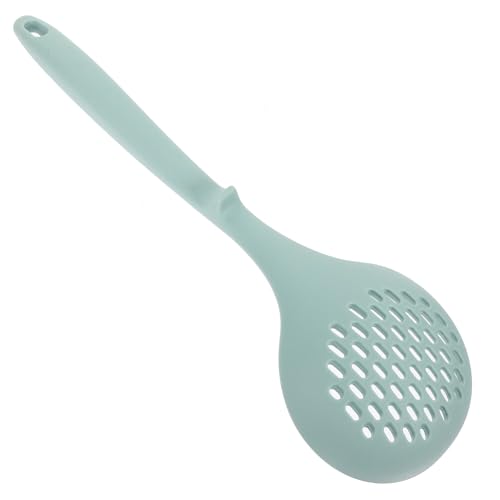 BESPORTBLE Cuchara Colador de Silicona para Pasta con Mango Antiescaldad Escurridor Cocina para Verduras y Frutas Colador Cocina y Fácil de Colgar Multifuncional