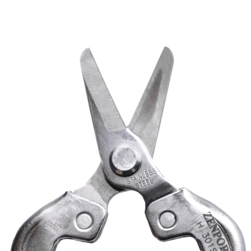 Tijeras de Cosecha Curvas Zenport H301SC, Acero Inox, Rojo miniatura 3