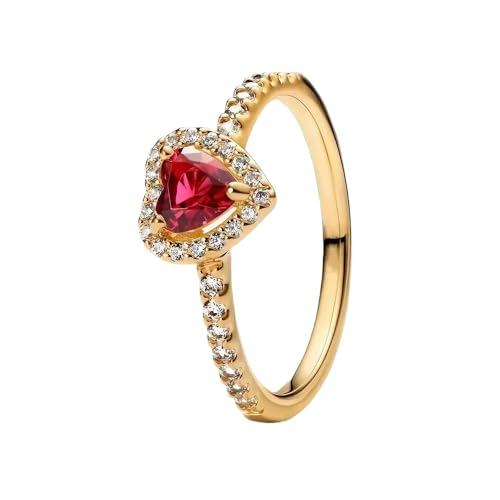 Heart ring Love CZ Cubic Zircon Double Heart Sparkling Ring for Women's Wedding Day Ring Gift Jewelry-RHE-0511N55-3256807455726459 5