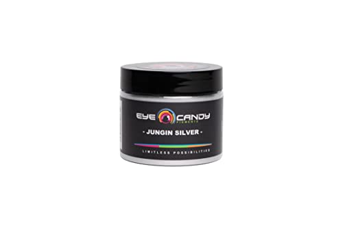 Eye Candy Premium Mica Powder Pigment “Jungin Silver” (50G) Multipurpose Diy Arts And Crafts Additive | Acrylic, Woodworking, Epoxy, Resin, Natural Bath Bombs, Paint, Soap #TOP4