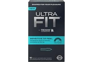 Trojan Ultra Fit Sensitive Tip Condoms: Optimal Sensation with Discreet Protection