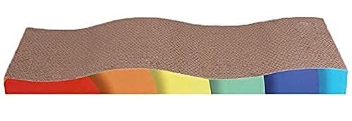 RvPaws Cat Scratcher Cardboard with Catnip,Cat Scratching Pad Reversible Replacement Scratcher Pad Lounge Sofa Bed （1 Pack） (B09KN28V2F) Amazon Price History, Amazon Price Tracker