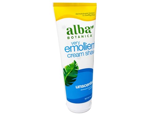 Alba Botanica Very Emollient Cream Shave, Unscented, 8 Oz - Thumbnail 2