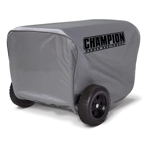 Champion Power Equipment Weather-Resistant Storage Cover for 4800-11,500-Watt Portable Generators, Grey,C90016 Cover