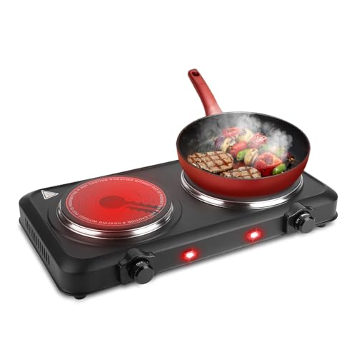 Electric Countertop Double Burner