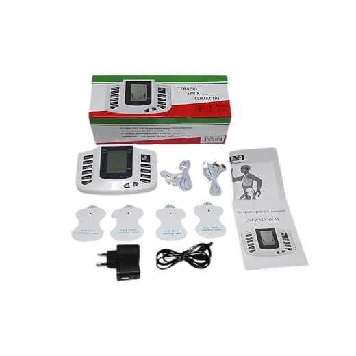 Novo Aparelho Fisioterapia com Eletrodos Pulso Eletrico Choque Alivia Dores Massageador Dor Tensao Muscular Tens Acupuntura - Grupo AC Multi