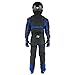 K1 Race Gear K1 Precision II Youth Nomex® Fire Suit - SFI 3.2A/5 - Black, Blue - 2XS
