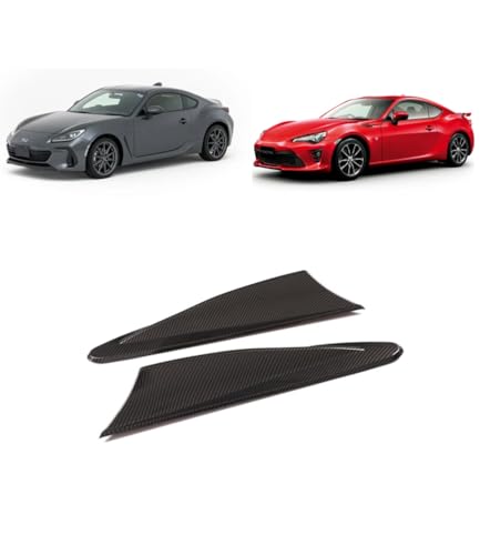 【Image Cool】トヨタ 86 ZN6 / スバル BRZ ZC6 2016-2020専用 フロント右左サイドフェンダーフィニッシャートリムパネル サイドエンブレム フェンダーエンブレム フロントフェンダーパネル 高温耐性 フェンダーサイドエンブレム