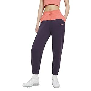 Nike Sportswear Women's Icon Clash Joggers Pants (Medium, m) Purple/Rose