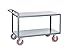 Little Giant G-2448-6PY Merchandise Collectors, 3600 Lbs, Flush Shelves, 6" Polyurethane, 24"W x 48"L, 34" Height, 24" Width, 54" Length, 3600 Pounds Load Capacity, Gray