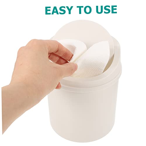 Cabilock 2PCS Mini Caneca de Basura de Escritorio Compacta miniatura 4