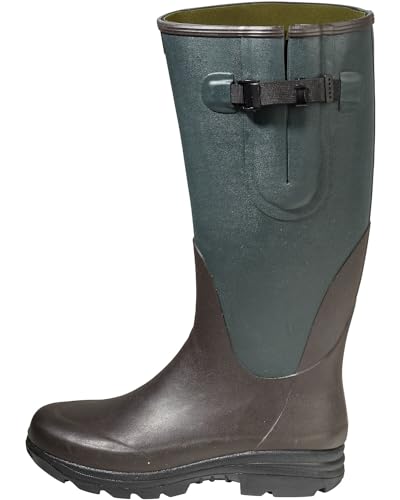Parforce Gummistiefel mit Neoprenfutter NEO-2 Oliv/Braun 38