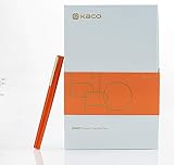 ZYWL Fountain Pen Brass Metal Pen Includes Gift Box and Ink Refill Converter EF Nib (Orange)