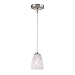 Elk Lighting PF1000/1-MR16-BN-SW Pendant Light, Chrome, White
