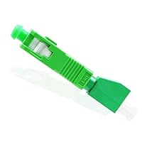 Glasfaser Adapter LC/APC auf SC/APC, Glasfaser Kupplung Singlemode Simplex 9/125µm, Hybrid Glasfaser Verlängerungskabel Konverter für Zuverlässige Schnittstellenkonvertierung, OTDR, VFL etc.