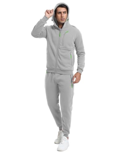 Men's Sweat Suits Jogging Tracksuit 2 Piece Set Casual Athletic Long Sleeve Hoodie Outfit2