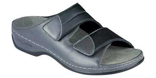 Berkemann Finja mules haut de gamme en cuir véritable pour femme