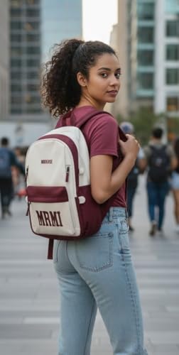 Image of 40 L Unisex Korean Style Laptop Backpack | Stylish Casual Travel Backpack for Men And Women