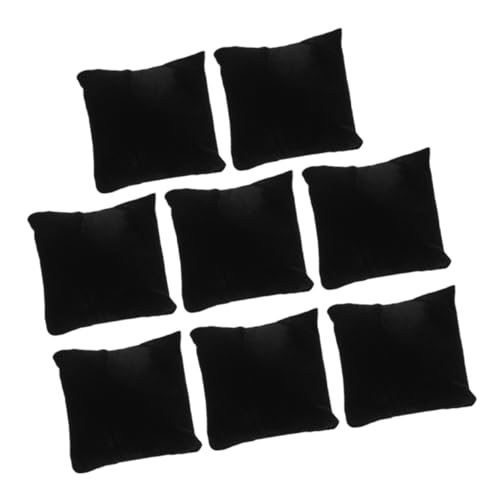 TOGEVAL 8個 腕時計用ディスプレイピロー 軽量リント素材採用 柔らかいジュエリー ブレスレット収納用クッション 時計箱用腕時計枕 保管 展