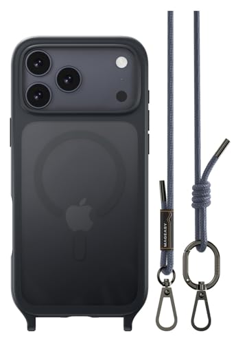 iPhone 17 Pro Max 対応 ケース ショルダー ストラップ 付き クリア MagSafe 対応 スマホケース 耐衝撃 マグセーフ 頑丈 ショルダーケース