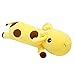 HUOQILIN Giraffe Plüschtiere Plüschtiere Weiche Baumwolle Umarmen Kissen Kissen Home Decoration (Color : Yellow, Size : 135cm)