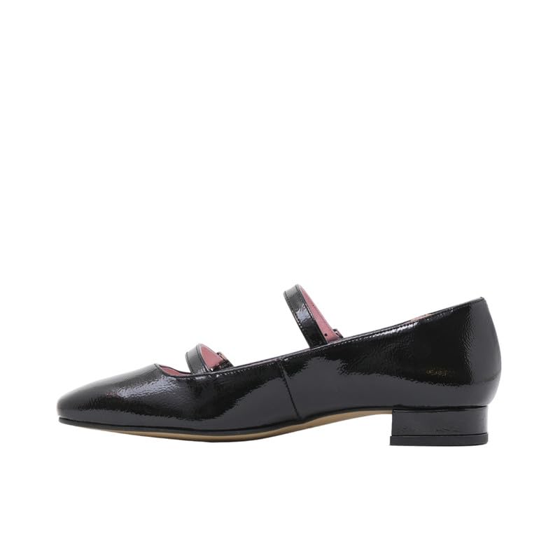 BAILARINA MARY JANE PIEL ESCOOLERS DOROTHY E2327T - 37, Negro