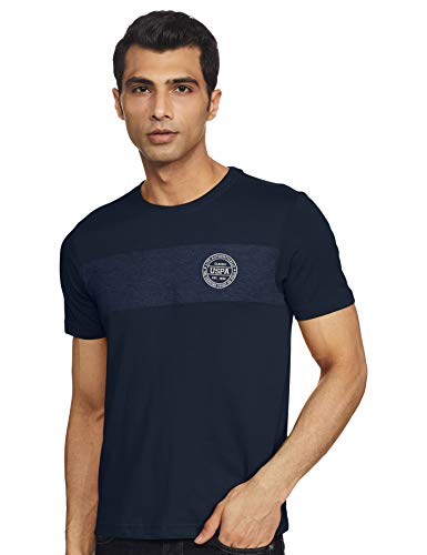 Image of U.S. POLO ASSN. Men I681-PL T-Shirt, NAVY, M