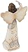 Pavilion Gift Company Elements 9-Inch Sympathy Angel Holding Star, Stars in The Sky - Gray