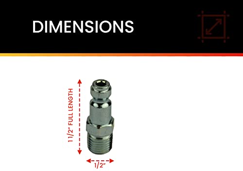 Hot Max 28131 Tru-Flate 1/4-Inch X 1/4-Inch Female Npt Plug, 10-Pack #TOP1
