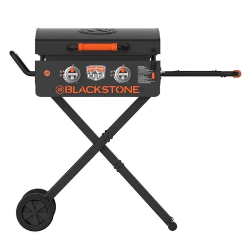 image for 22 Inch Blackstone Griddle with Hood and Grill Stand Foldable Outdoor 