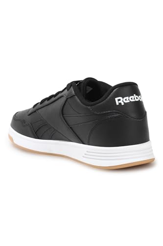 Reebok Unisex's Court Advance Sneakers, Core Black Ftwr White Rubber Gum 01, 34.5 EU