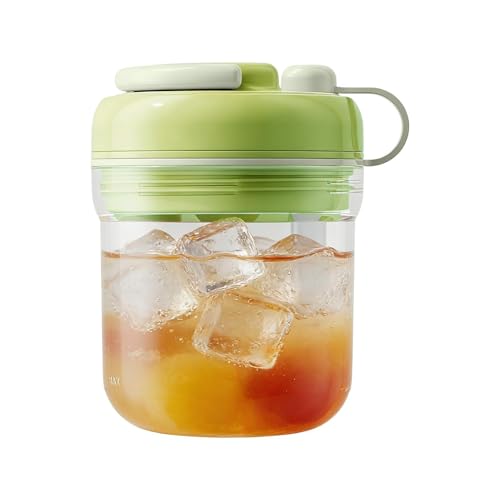 Botella de hielo - Hacer de café congelado | Botella para cubitos de hielo, soporte de liberación rápida 2 en 1 a prueba de fugas con pajita, taza para hacer 380 ml para, gimnasio, hombres