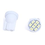 20 x Bombilla Lampara T10 8 LED SMD Luz Blanco para Coche Matricula