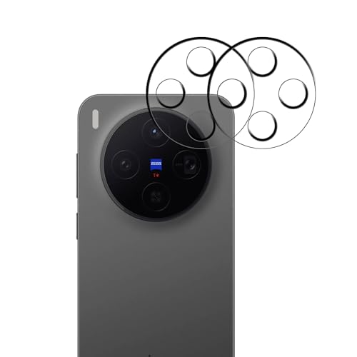 Image of amazon basics Camera Lens Protector for Vivo X300 5G (9H Hardness.Scratch Resistance) with Free Installation Kit - Pack of 2 Clear