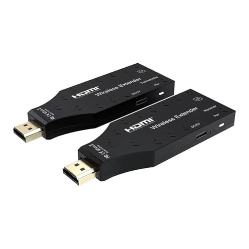 Image of Tobo Wireless HDMI Transmitter and Receiver, Plug and Play, 150M /492FT Long Range 2.4G /5G 1080P HD Output Extender Kit for Streaming Video /Audio from Laptop, PC to HDTV /TD-1548WA