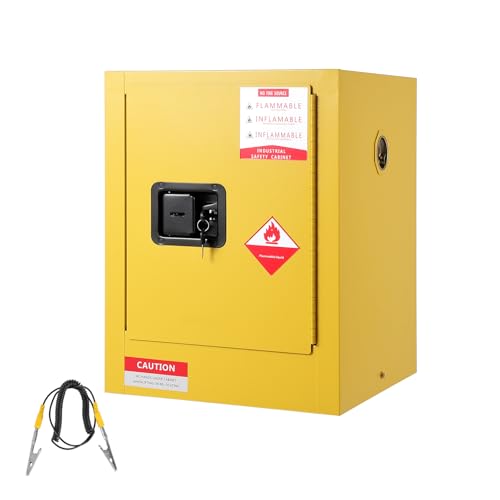 Garvee Armario de Seguridad para inflamables, 43,2 x 43,2 x 55,9 cm, 15,1 L