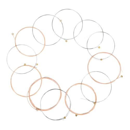 ERINGOGO Acoustic Guitar String Replacement 12pcs Phosphor Bronze Strings Folk Guitar Accessories