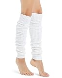 Kayhoma Extra Soft Over the Knee High Leg Warmer, Artificial Wool Thigh High Leg Warmers