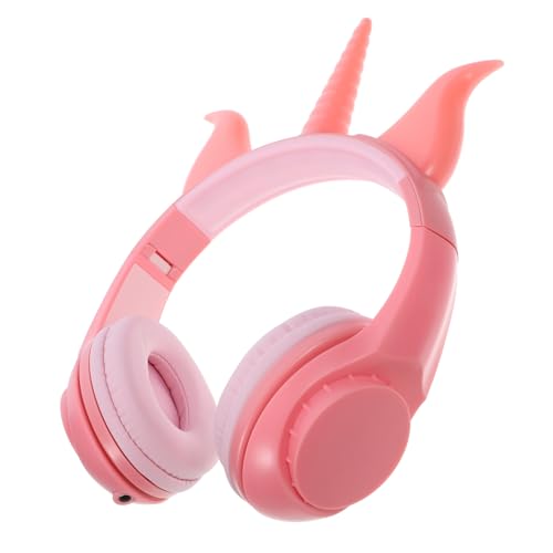 Lurrose Auriculares para Cable De Unicornio Ajustables LED Brillante Tabletas