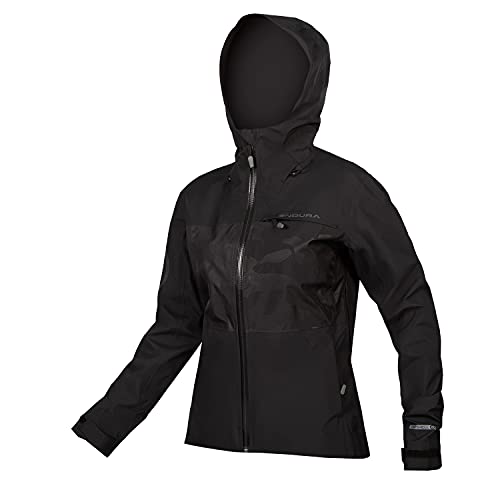 Endura Womens SingleTrack Mountain Cycling Jacket Waterproof - Black, XX-Large