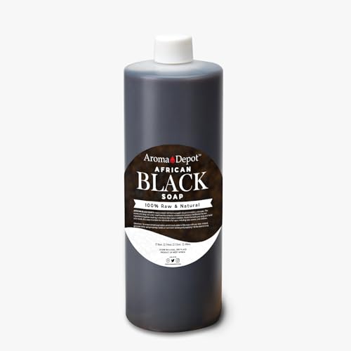 Raw African Liquid Black Soap 32 oz
