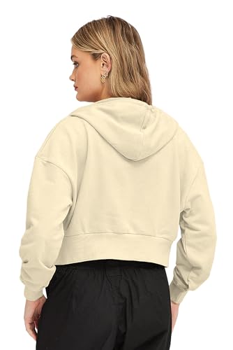 Image of FUNKY MONKEY Soft Fleece Crop Zipper Hoodie for Girls and Womens Sweatshirt