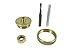 Taytools 300011 Router Inlay Kit Solid Brass 3 Piece Guide Bushing, 1/8 Inch Solid Carbide Downcut Bit and Alignment Pin