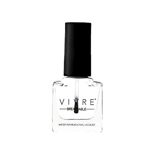 NEW - VIVRE Cosmetics Certified Breathable Nail Polish, Water Permeable Nail Polish, Vegan Nail Polish, Cruelty Free - Toxic Free - Chip Resistant Nail Polish, Halal Nail Polish: High Gloss Top Coat