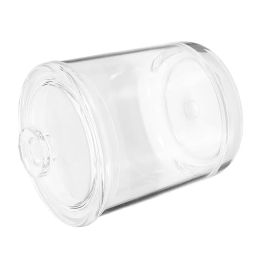 POPETPOP Tarro de almacenamiento multiusos té bocadillo envase reutilizable tapa retro bote de café hermético tarro para dulces bote decorativo pequeño frasco sellado Acrílico Transparente