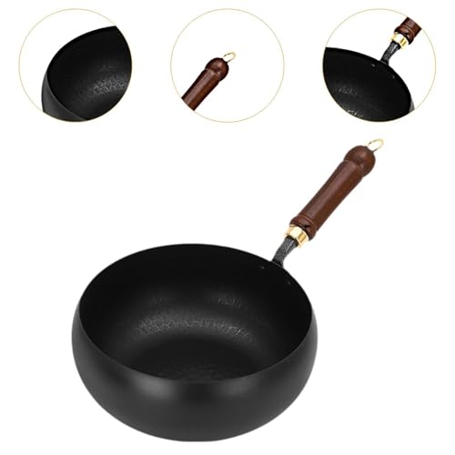 Wok Pan con mango de madera y revestimiento antiadherente miniatura 4
