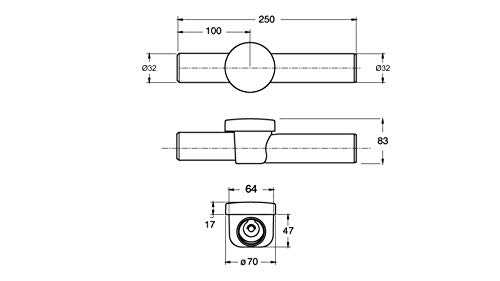 Bonomini 0750AR54B7 | Valvola Antiriflusso Orizzontale | Sifone DN32 | Valvola di Non Ritorno | Antiodore Scarichi | Plastica, Cromato - Image 6