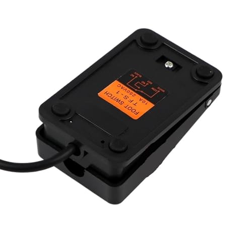 Interruptor de pedal TFS-1 momentáneo SPDT 220V 10A con cable de 16cm