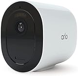 Arlo Go 2 Überwachungskamera, kabellos, mobil, Innen / Aussen, HD, LTE, wetterfest, Nachtsicht, 2-Wege-Audio, Bewegungsmelder, wiederaufladbarer Akku, 3 Monate Testzeitraum Arlo Secure, weiß, VML2030