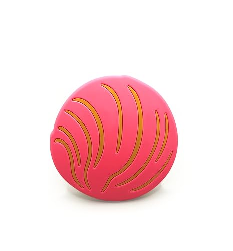 Image of Mexican Baby Teether, Silicone Teething Toy for Teeth Relief, Soothing Grip for 3+ Months, BPA-Free (Concha)